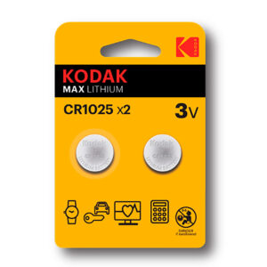 KODAK MAX PILA CR1025 3V PACK 2 UDS.