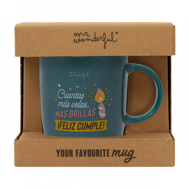 TAZA - CUANTAS MÁS VELAS, MÁS BRILLAS. ¡FELIZ CUMPLE! - Imagen 5