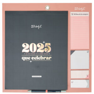 CALENDARIO DE PARED MAGNÉTICO 2025 - EN ESTE HOGAR VA A HABER MUCHO QUE CELEBRAR