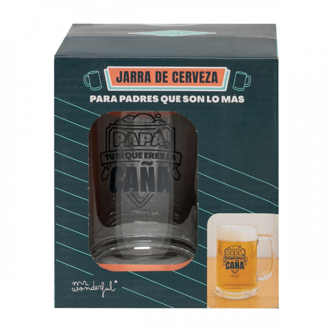 JARRA DE CERVEZA - PAPÁ, TÚ SÍ QUE ERES LA CAÑA! - Imagen 3