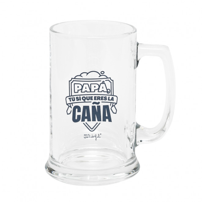 JARRA DE CERVEZA - PAPÁ, TÚ SÍ QUE ERES LA CAÑA!