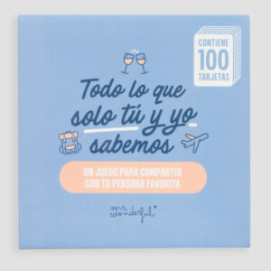 JUEGO DE CARTAS - 100 PREGUNTAS QUE SOLO TÚ Y YO SABEMOS