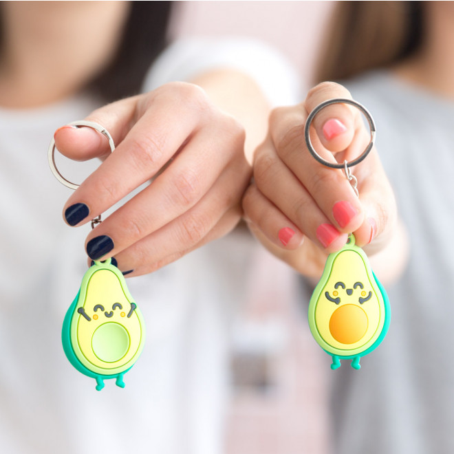 SET DE 2 LLAVEROS AGUACATE PARA PERSONAS QUE ENCAJAN A LA PERFECCIÓN - Imagen 5