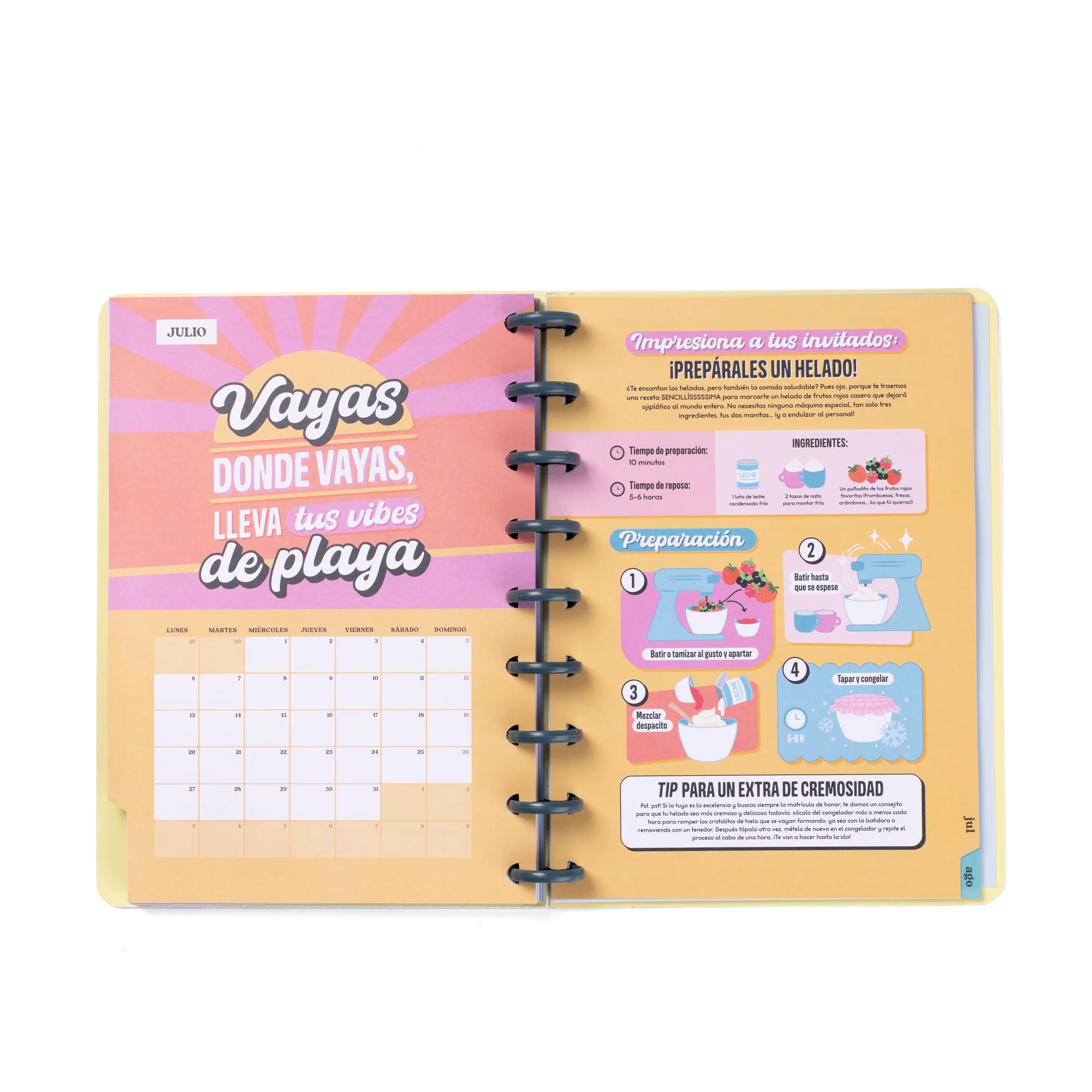 AGENDA WONDER 2025-2026 SEMANAL - CON GANAS, SEGURO QUE GANAS - Imagen 8