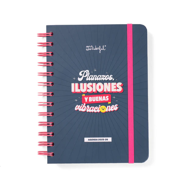 AGENDA WONDER PEQUEÑA 2025-2026 SEMANAL - PLANAZOS, ILUSIONES Y BUENAS VIBRACIONES - Imagen 9