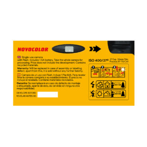 Camara desechable Novocolor 400-27 flash_4