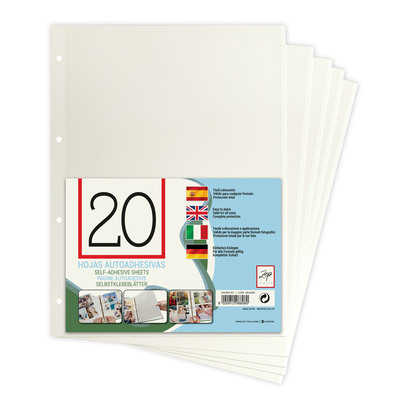 HOJAS AUTOADHESIVAS A4 MD20RIC_1