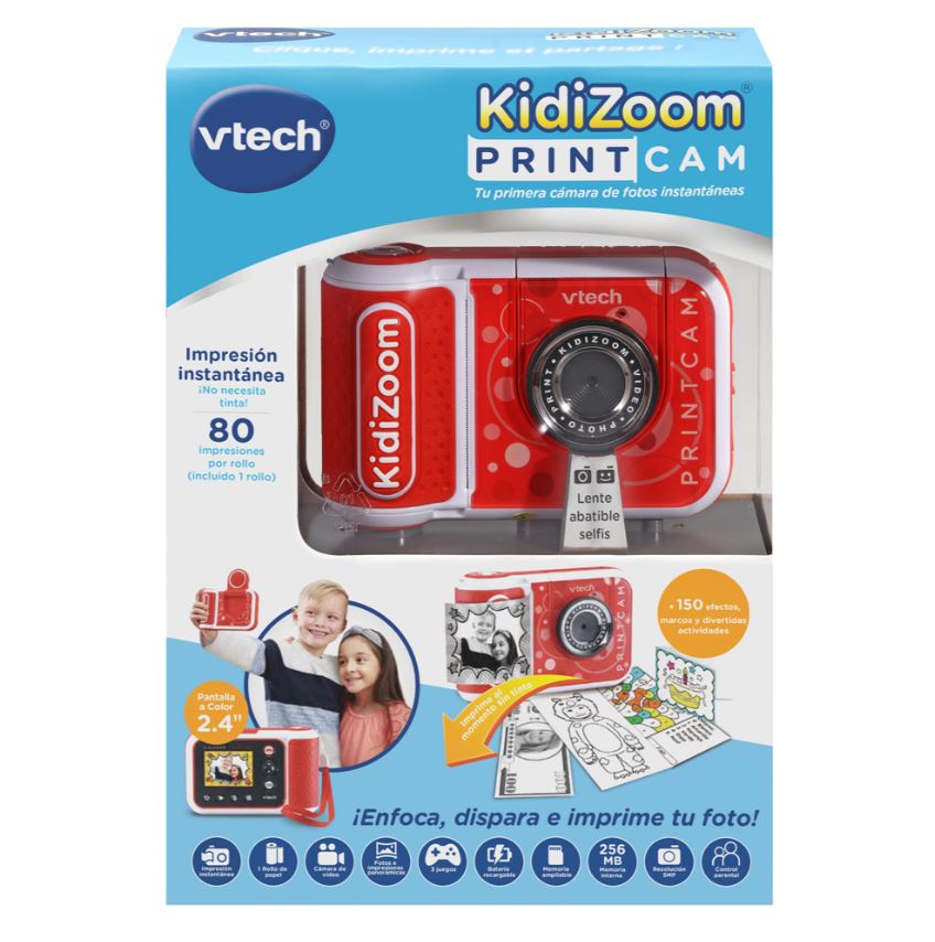 VTECH KIDIZOOM PRINT CAM RED