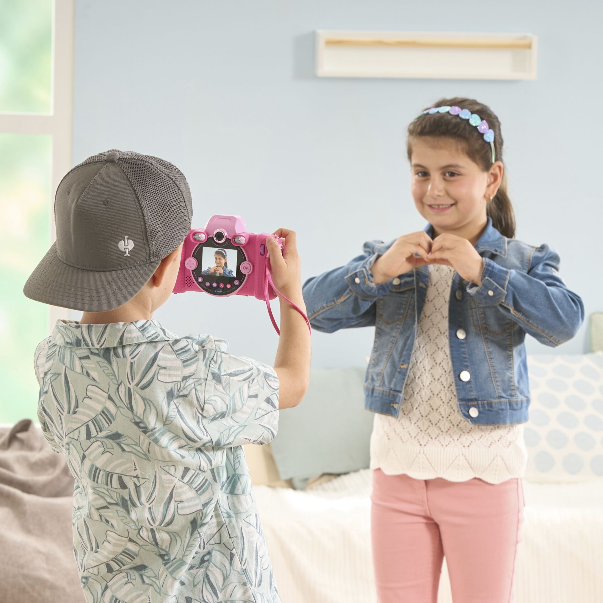 CÁMARA INFANTIL VTECH KIDIZOOM DUO FX ROSA - Imagen 12