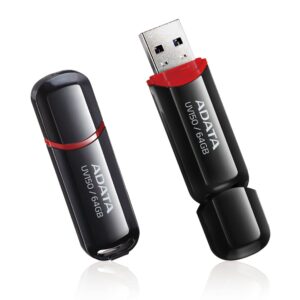 ADATA USB 3.2 UV150 negro 64GB AUV150-64G-RBK-2