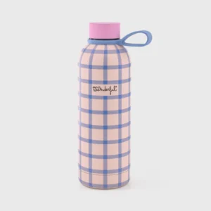 Botella-Térmica-cuadrados-azules-y-rosas-Mr.Wonderful-1
