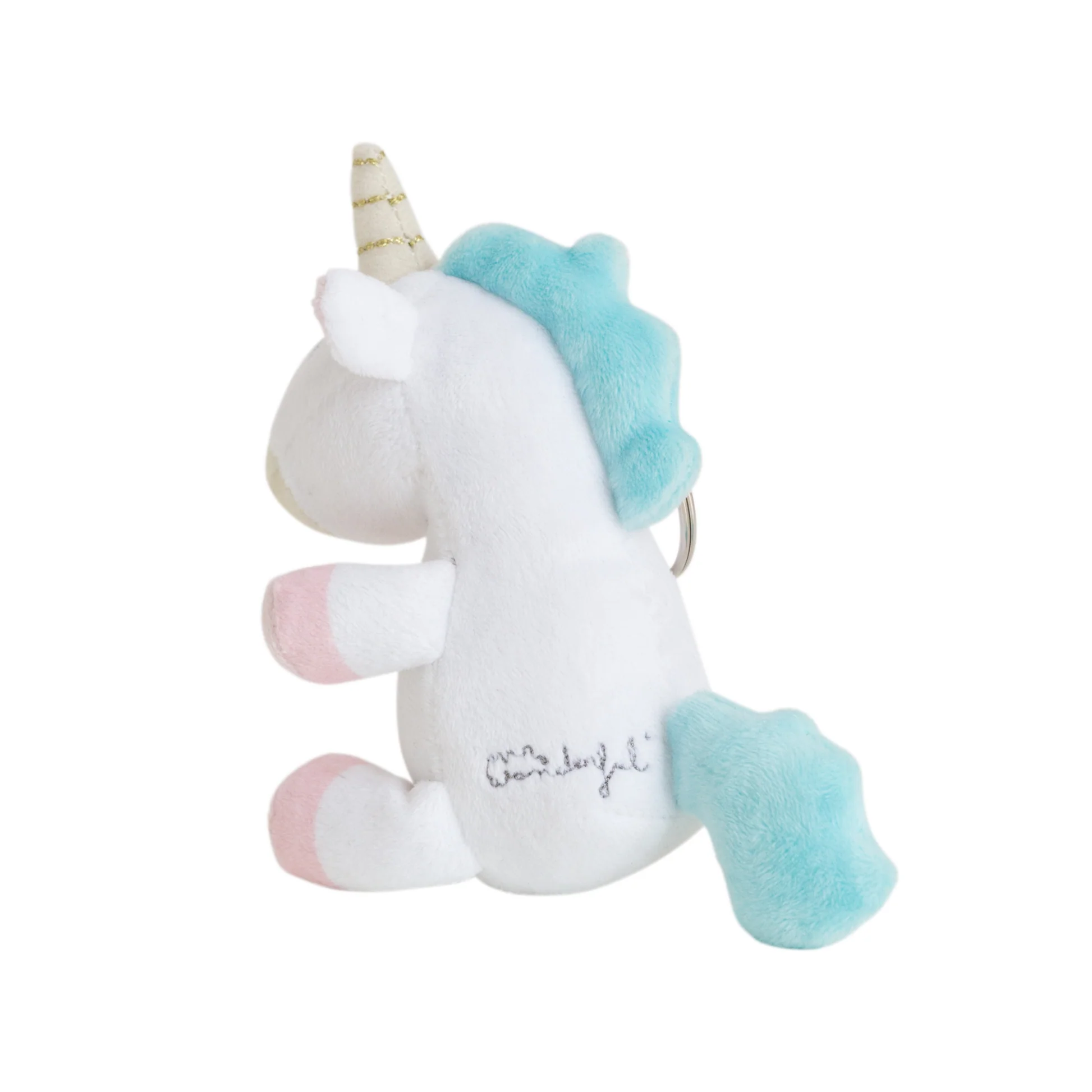 LLAVERO DE PELUCHE UNICORNIO - NOTHING IS IMPOSSIBLE - Imagen 3
