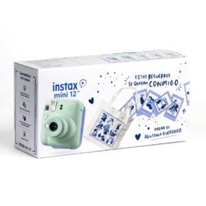 Fujifilm Instax Cámara Inst. MINI 12 Kit Navidad Mint Green
