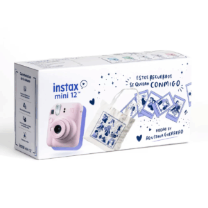 Fujifilm Instax Cámara Inst. MINI 12 Kit Navidad Lilac Purple