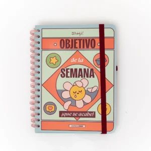 SET AGENDA WONDER PEQUEÑA 2026 SEMANAL + BOLI - OBJETIVO DE LA SEMANA, QUE SE ACABE