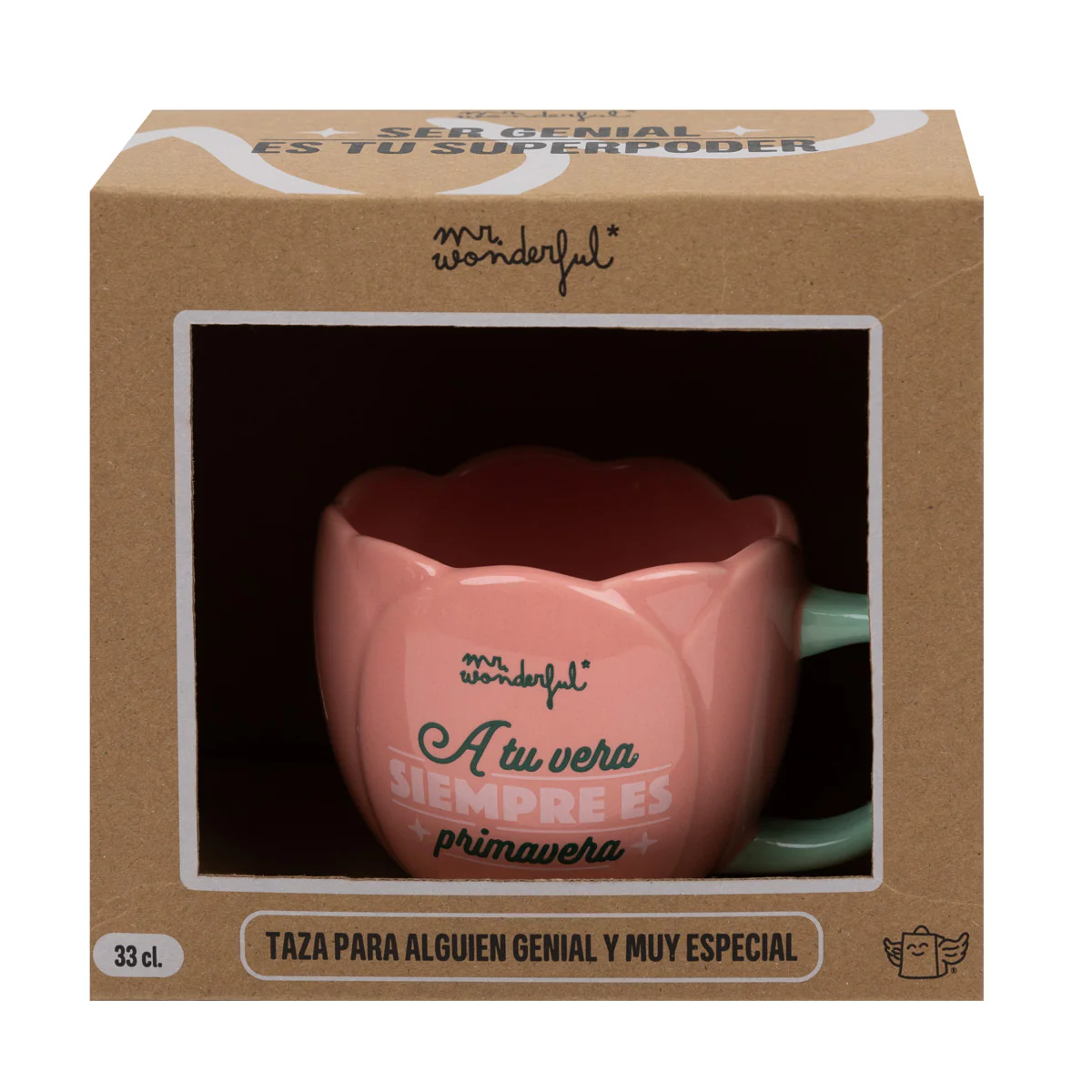 TAZA 3D ROSA - A TU VERA, SIEMPRE ES PRIMAVERA - Imagen 4