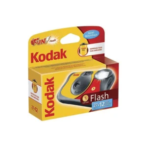 kodak funsaver 800-27+12 con flash cámara desechable