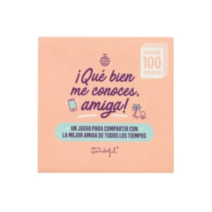 JUEGO DE CARTAS - ¡QUE BIEN ME CONOCES, AMIGA!_1