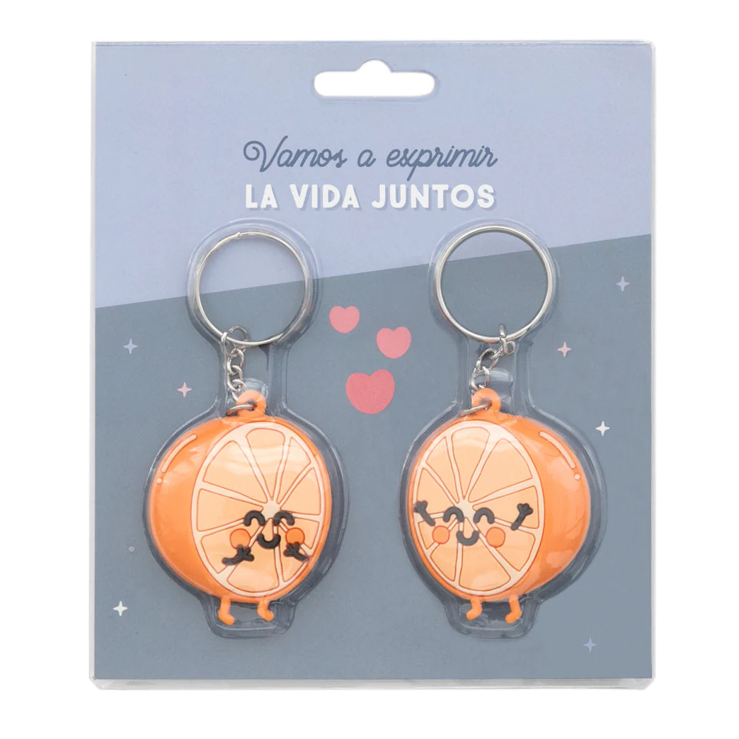 SET DE 2 LLAVEROS PARA EXPRIMIR LA VIDA JUNTOS - Imagen 2