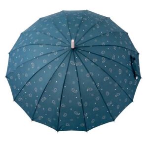 Paraguas grande azul - estampado aguacates_1