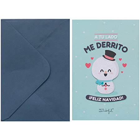 Postal - a tu lado me derrito ¡feliz navidad!