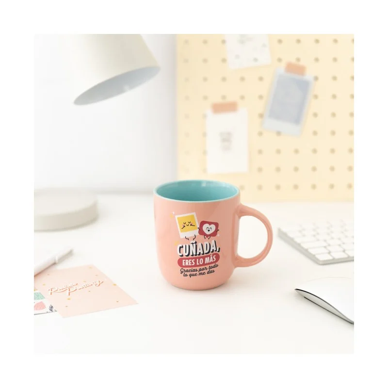 TAZA - CUÑADA, ERES LO MÁS, GRACIAS POR TODO LO QUE ME DAS - Imagen 6