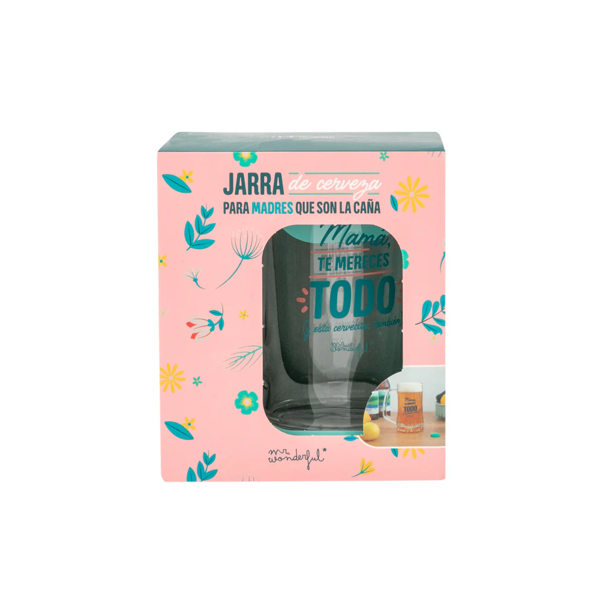 JARRA DE CERVEZA - MAMÁ, TE MERECES TODO (Y ESTA CERVECITA, TAMBIÉN) - Imagen 4