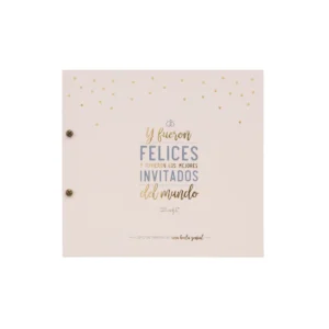 Libro de firmas de una boda genial
