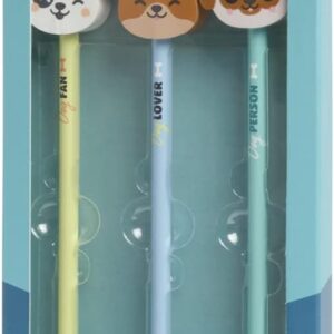 Set de 3 lápices para dog lovers