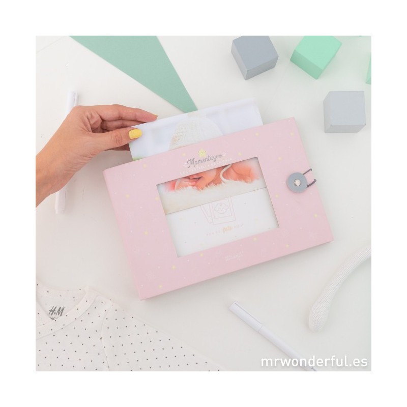 ÁLBUM DE FOTOS PARA BEBÉ ROSA - MOMENTAZOS DE LA ESTRELLA DE LA CASA - Imagen 4