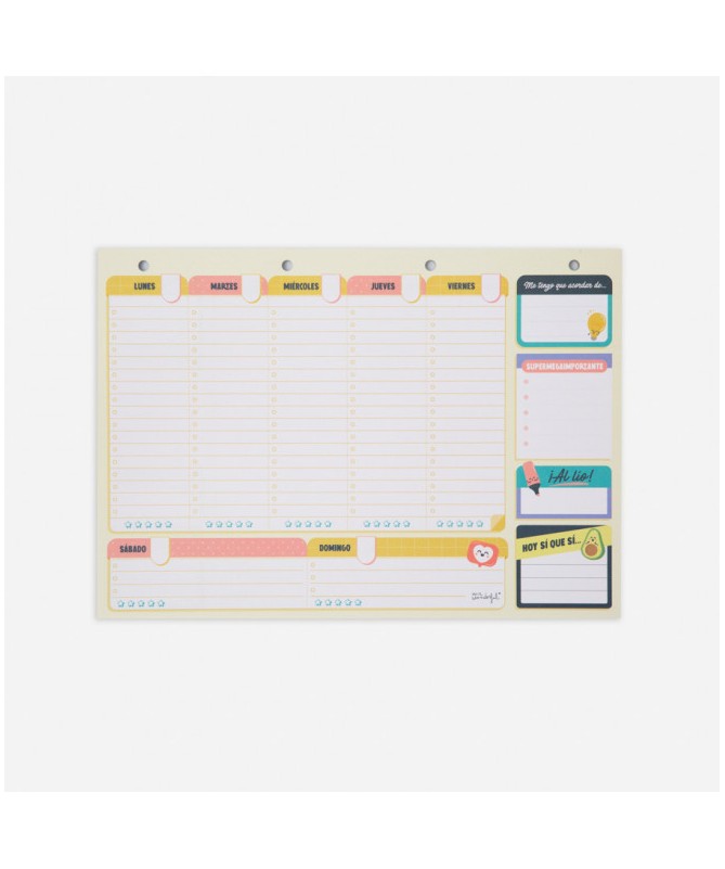 ORGANIZADOR SEMANAL PARA QUE NO SE TE ESCAPE NI UN PLAN - Imagen 8