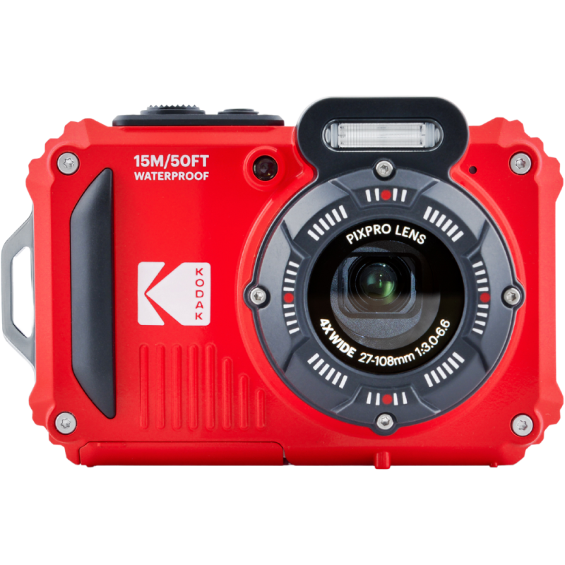 KODAK PIXPRO WPZ2 CÁMARA COMPACTA ROJA SUMERGIBLE 15 mts