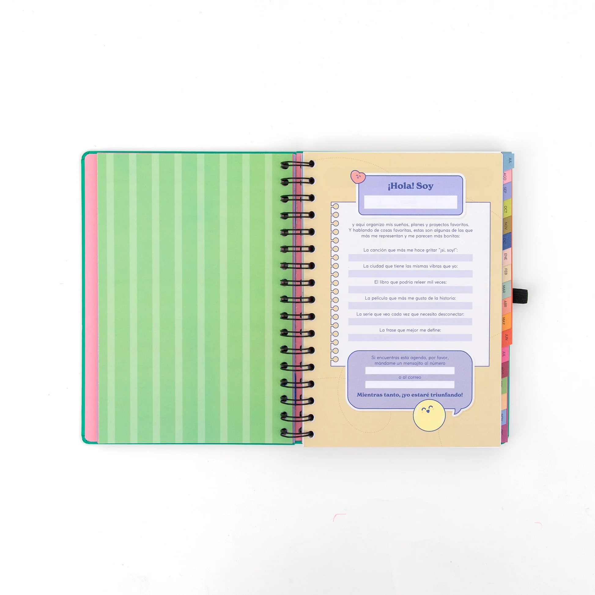 AGENDA MR.WONDERFUL 2026-27 SEMANAL 18 MESES - SUEÑA FUERTE, VIVE LIBRE - Imagen 5