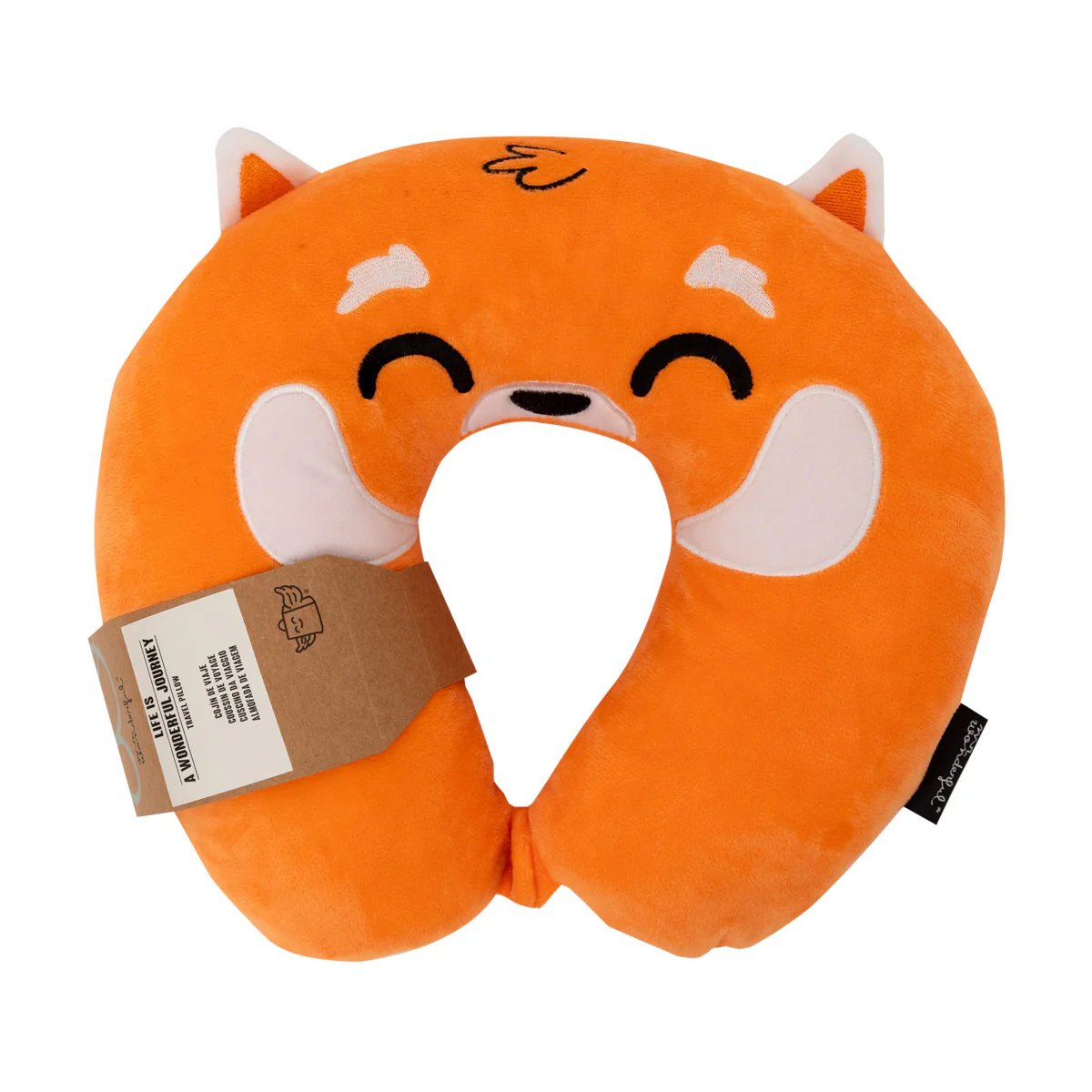 COJÍN DE VIAJE INFANTIL - PANDA ROJO - Imagen 4