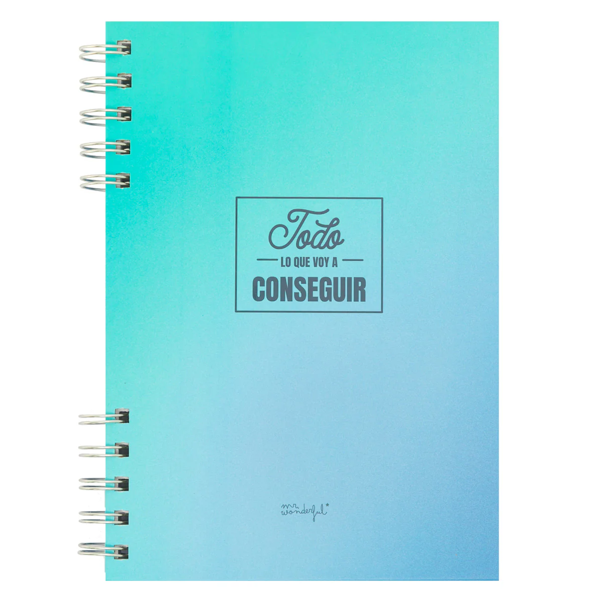 LIBRETA A5 AZUL - TODO LO QUE VOY A CONSEGUIR - Imagen 2