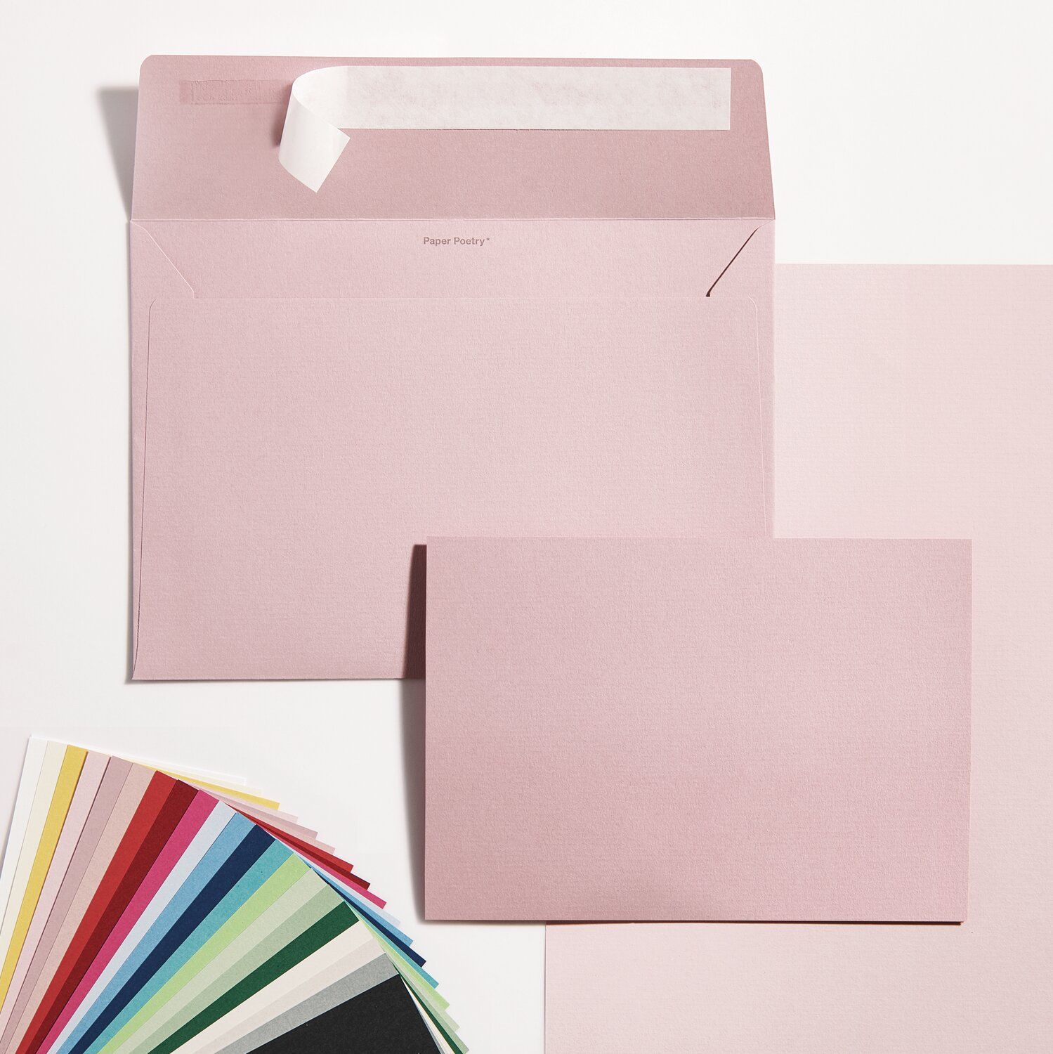 SOBRE C5 100 g/m2 PAPER POETRY LUXURY CUARZO ROSA RICO - Imagen 3