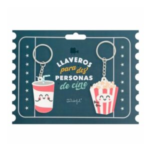 set-de-2-llaveros-para-dos-personas-de-cine-mr-wonderful
