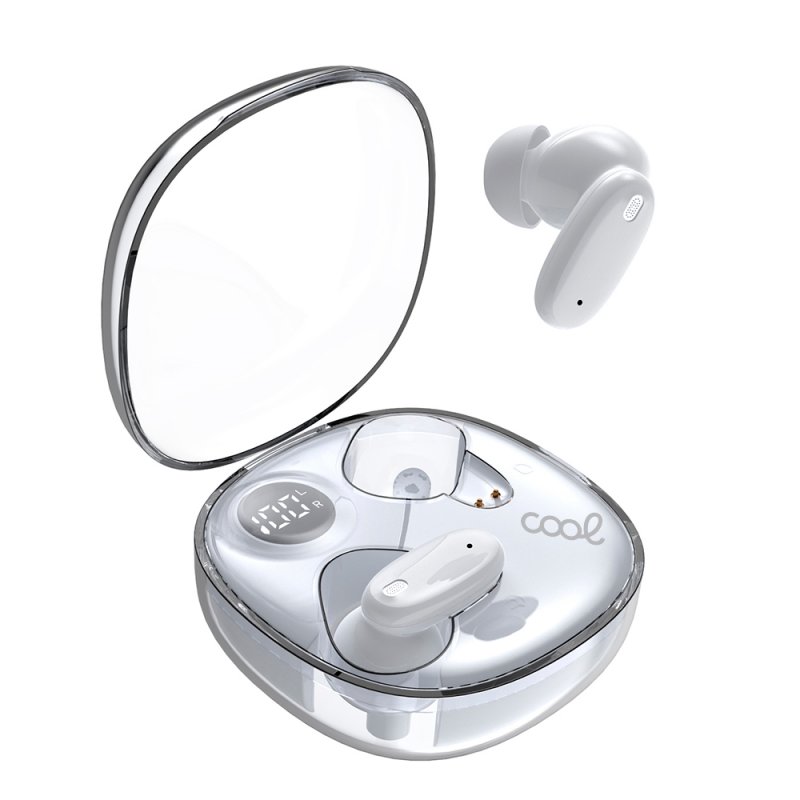 AURICULARES STEREO BLUETOOTH DUAL EARBUDS COOL FUN BLANCO - Imagen 2