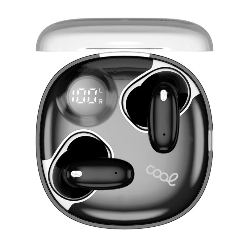 AURICULARES STEREO BLUETOOTH DUAL EARBUDS COOL FUN NEGRO - Imagen 2