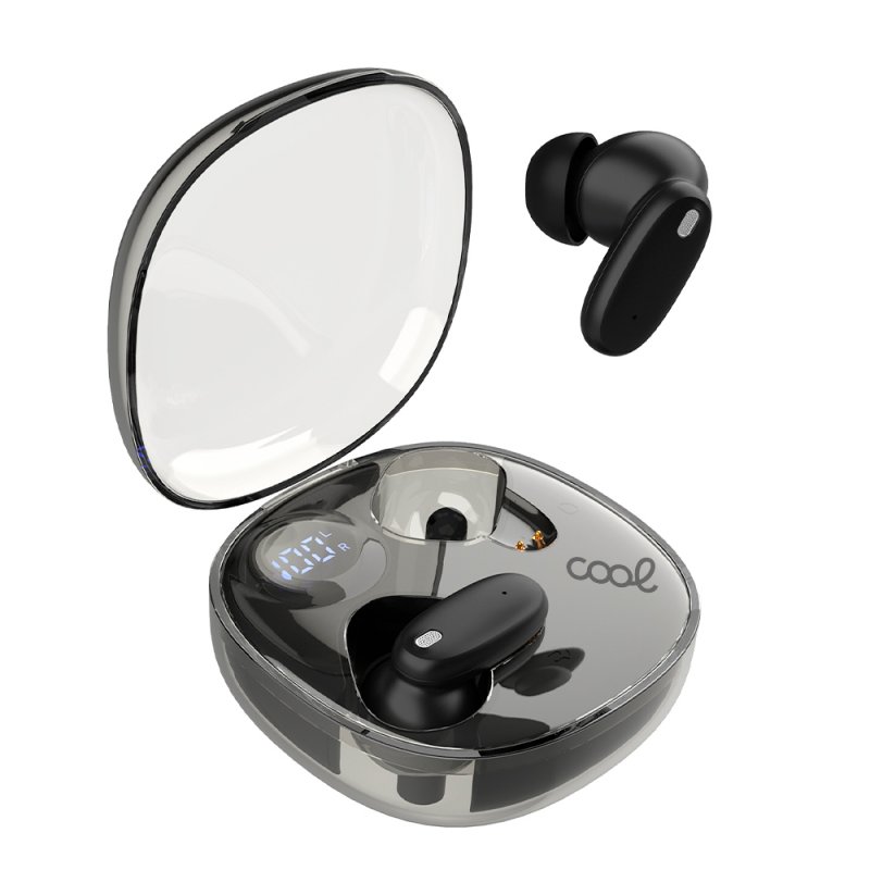 AURICULARES STEREO BLUETOOTH DUAL EARBUDS COOL FUN NEGRO - Imagen 4