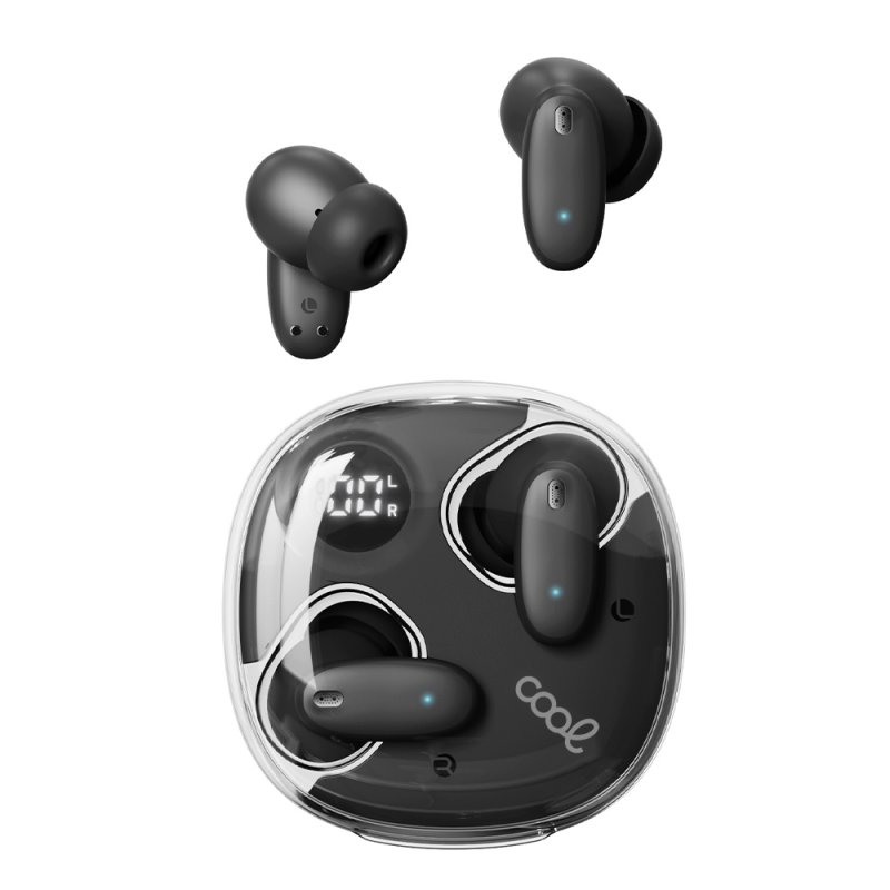 AURICULARES STEREO BLUETOOTH DUAL EARBUDS COOL FUN NEGRO - Imagen 9