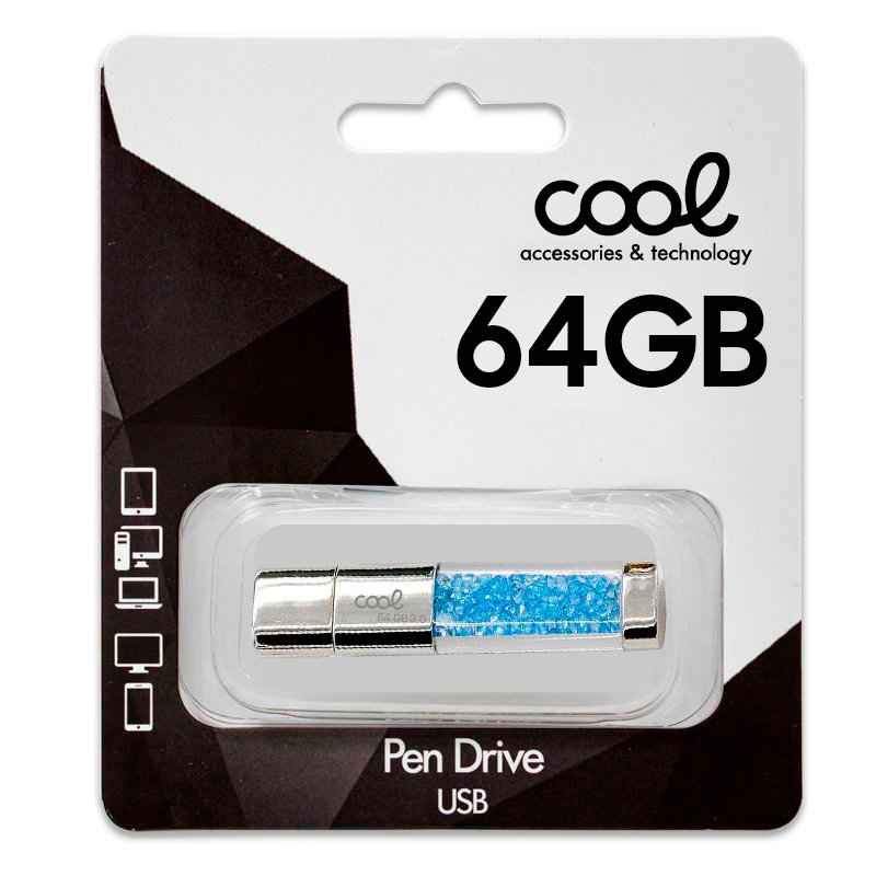 PEN DRIVE USB 64GB 3.0 COOL CRYSTAL - Imagen 14