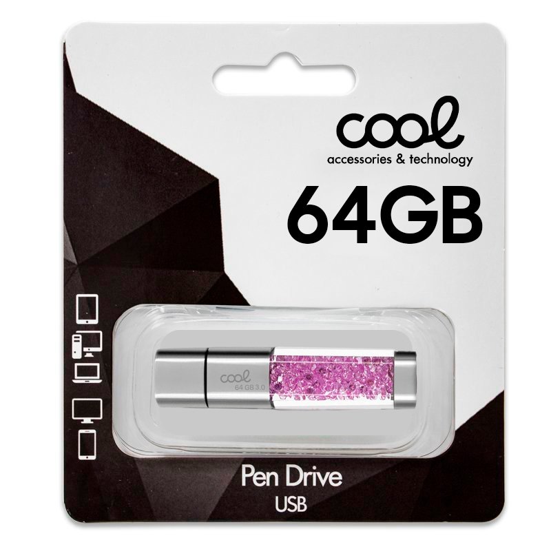 PEN DRIVE USB 64GB 3.0 COOL CRYSTAL - Imagen 7