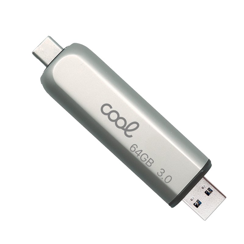 PEN DRIVE USB 64GB 3.0 COOL TIPO-C / USB (2 en 1) - Imagen 4